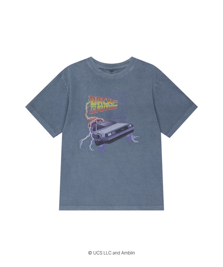 [Back To The Future] RetroRevival Tee Pigment Blue