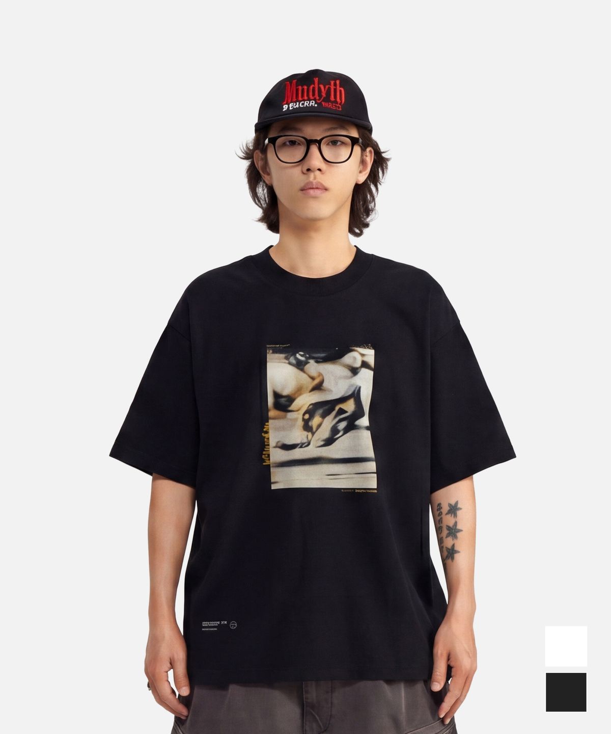 미드업데이트(MIDUPDATE) Grainy Photo SS Tee Black