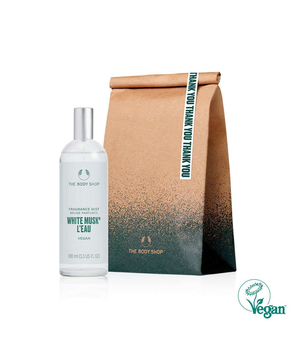 더바디샵(THE BODY SHOP) 화이트 머스크 로 후레그런스 바디 미스트 100ML 선물세트 (888229)