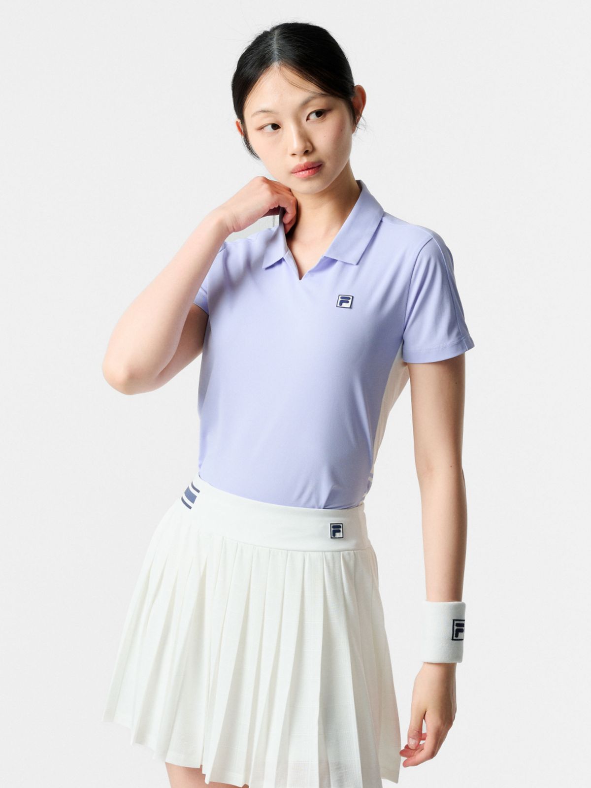 휠라(FILA) 테니스 Drywave 클럽매치 자카드 카라티(FS262TS11U001586)