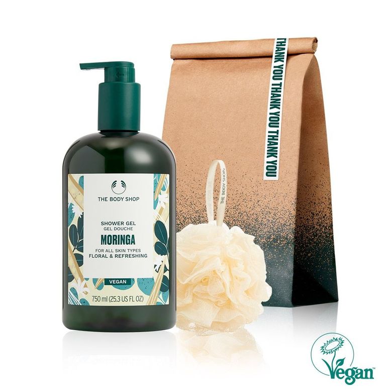 모링가 샤워 젤 750ML + 샤워볼 선물포장 (쇼핑백 증정) (888135)