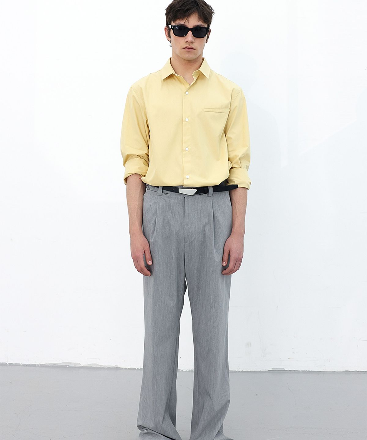 애니타임로릭(ANYTIME LOREAK) FREESIA BLOOM SHIRT - YELLOW