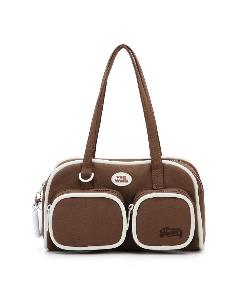 MUSINSA公式 | VANWALK Signature Tote Bag [Brown]
