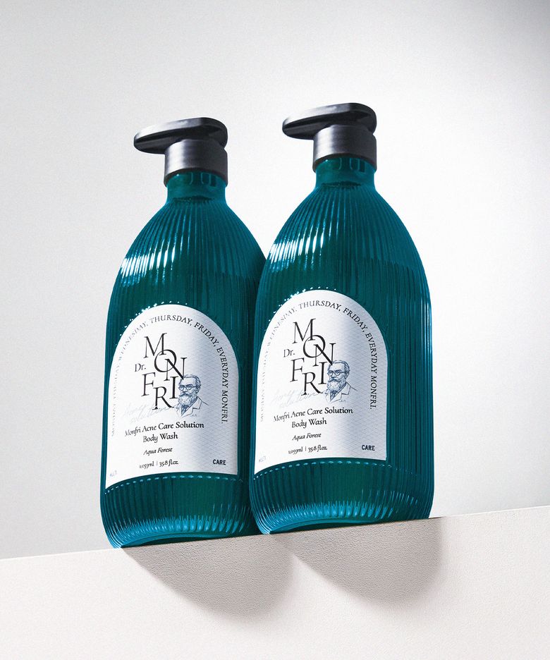 아크네 여드름 케어 김영대 바디워시 트러블 등드름 가드름 약산성 아쿠아포레스트, 1059ml, 2개