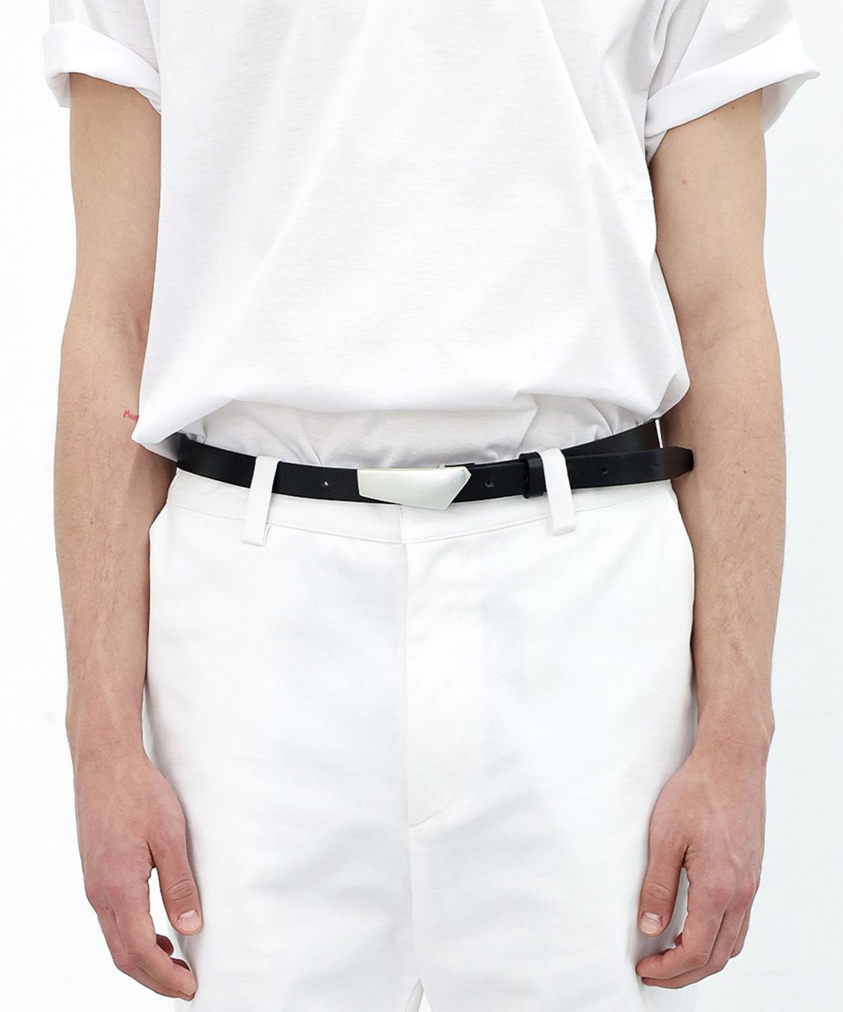 애니타임로릭(ANYTIME LOREAK) CALLA ATYPICAL BELT - BLACK