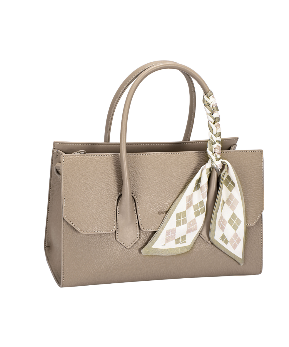 데이비드 존스(DAVID JONES) 마들렌 3-way 스카프 토트 가죽 백 Warm taupe (CM7416-1)