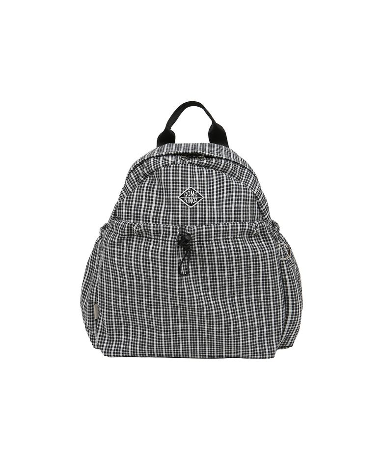 [CN]26 CHECK STRING MINI BACKPACK [BLACK]