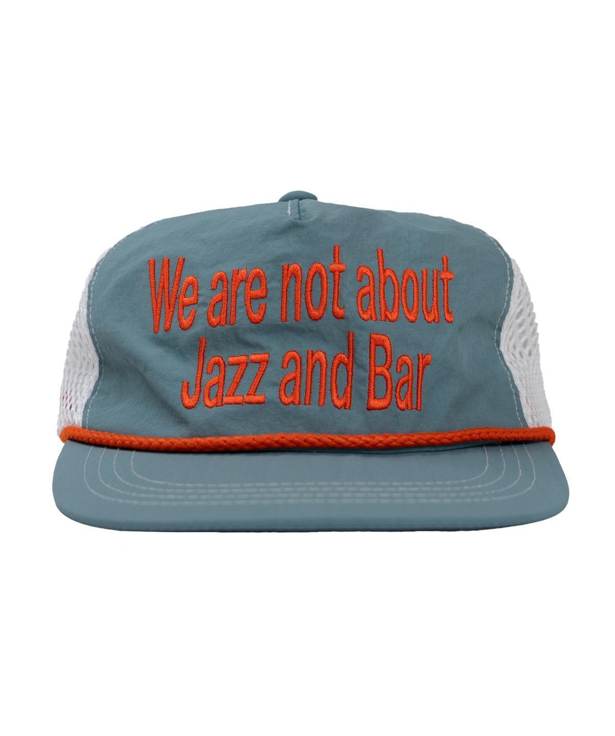 재즈앤바(JAZZ&BAR) WNJB Trucker Cap (Tokay) - We are not about jazz and bar