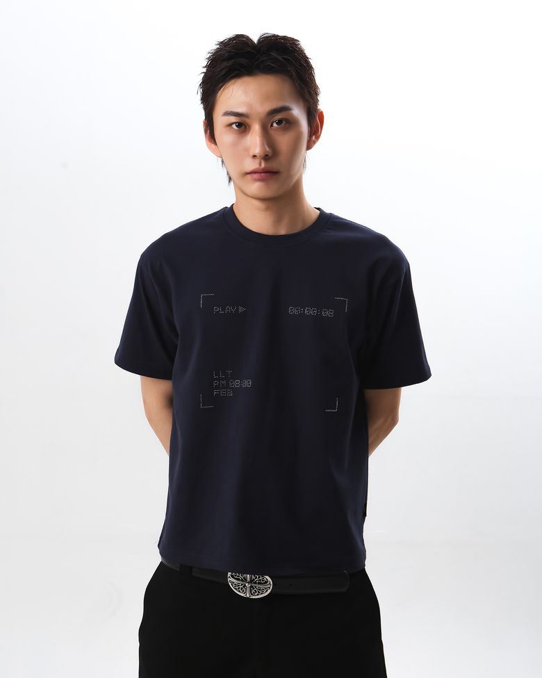 VHS CAM SHORTSLEEVE NAVY