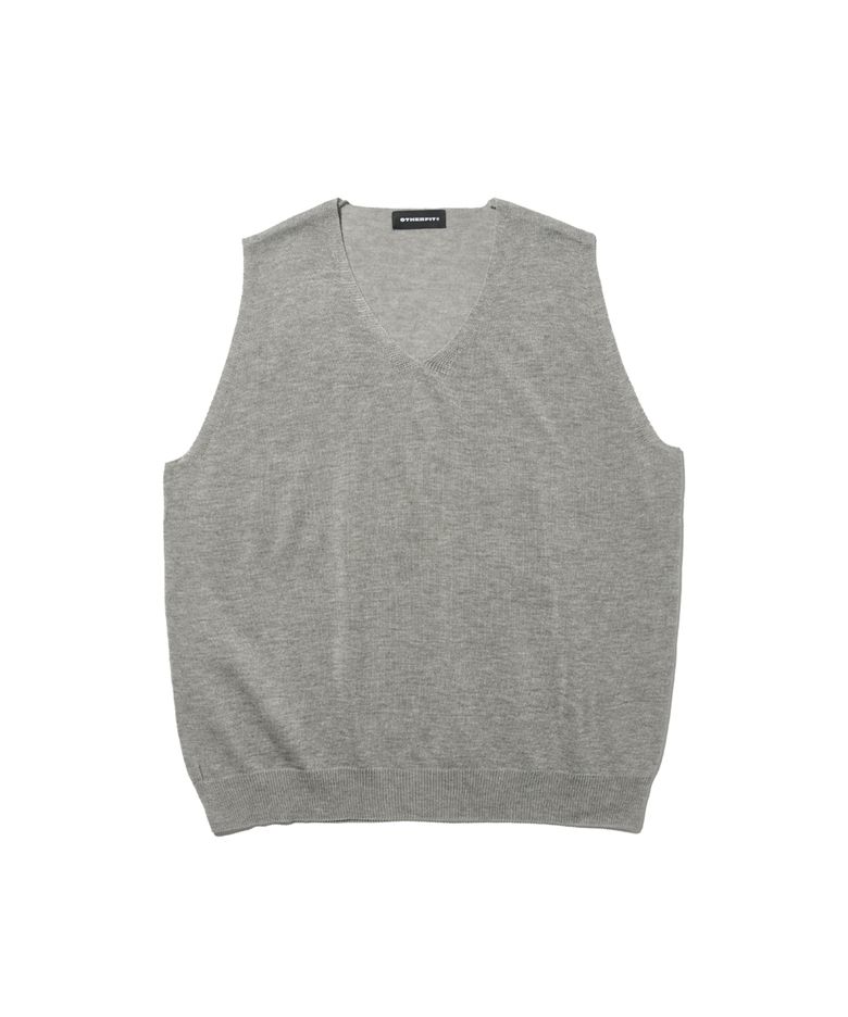 린넨 썸머 베스트  (그레이)