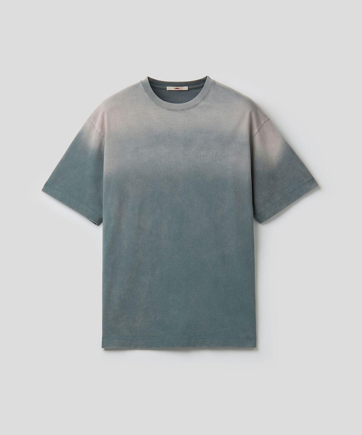 엠엠아이씨(MMIC) WORLD TOUR TEE (TEAL BLUE)