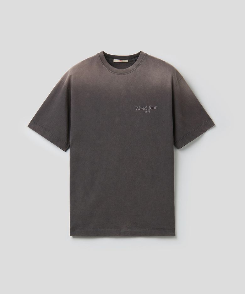 WORLD TOUR TEE (CHARCOAL)