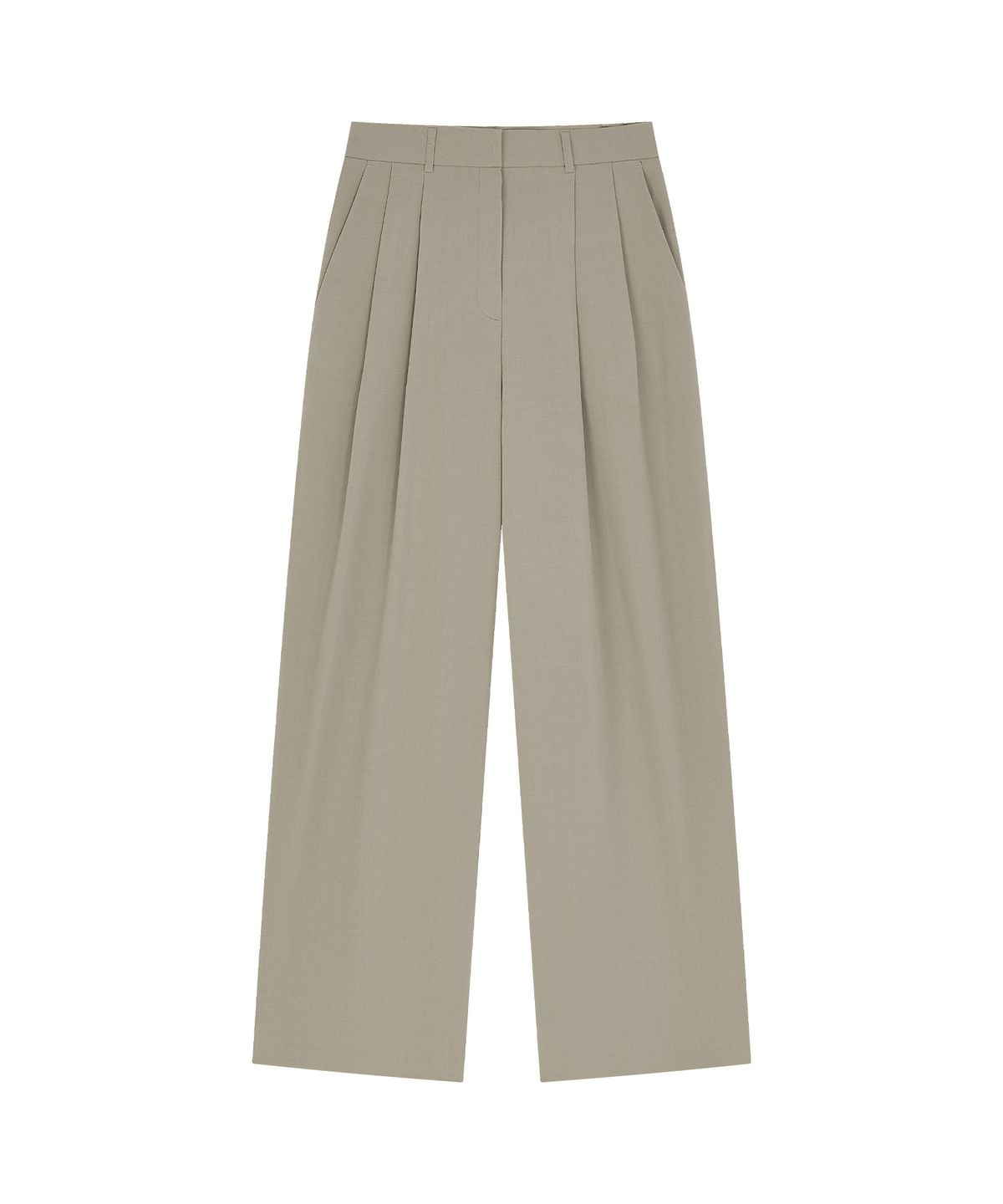 시야쥬(SIYAZU) SIPT7205 브리즈 와이드 슬랙스_Khaki beige