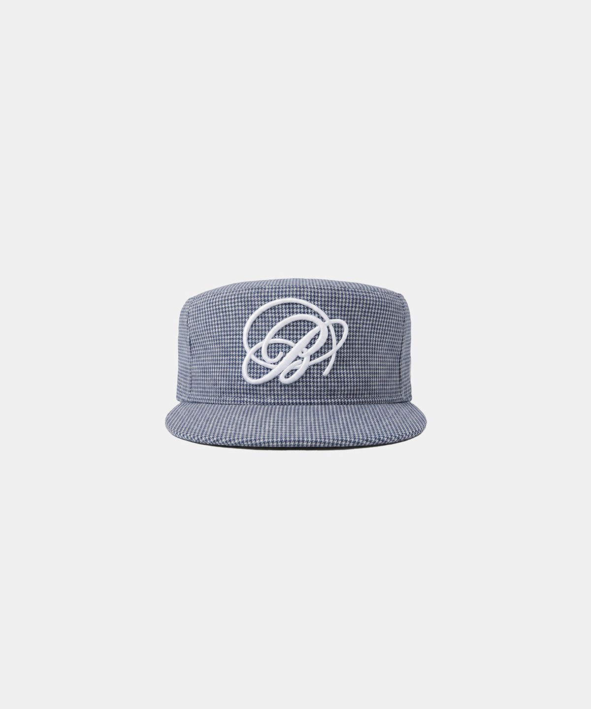 배드블러드(BADBLOOD) Big B Logo Pillbox Cap - Navy Check