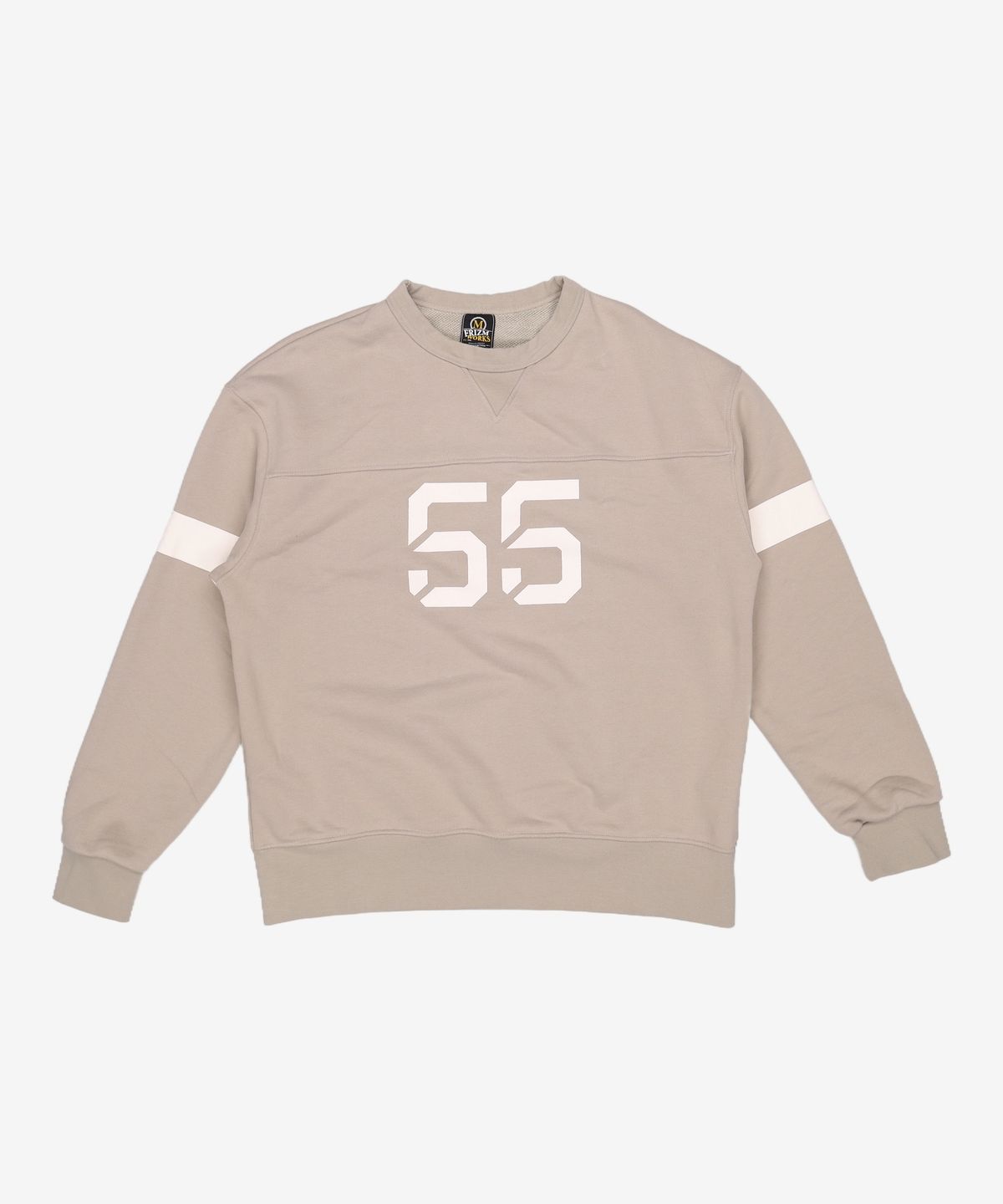 프리즘웍스(FRIZMWORKS) FIFTYFIVE RUGBY SWEATSHIRT _ LIGHT GRAY M