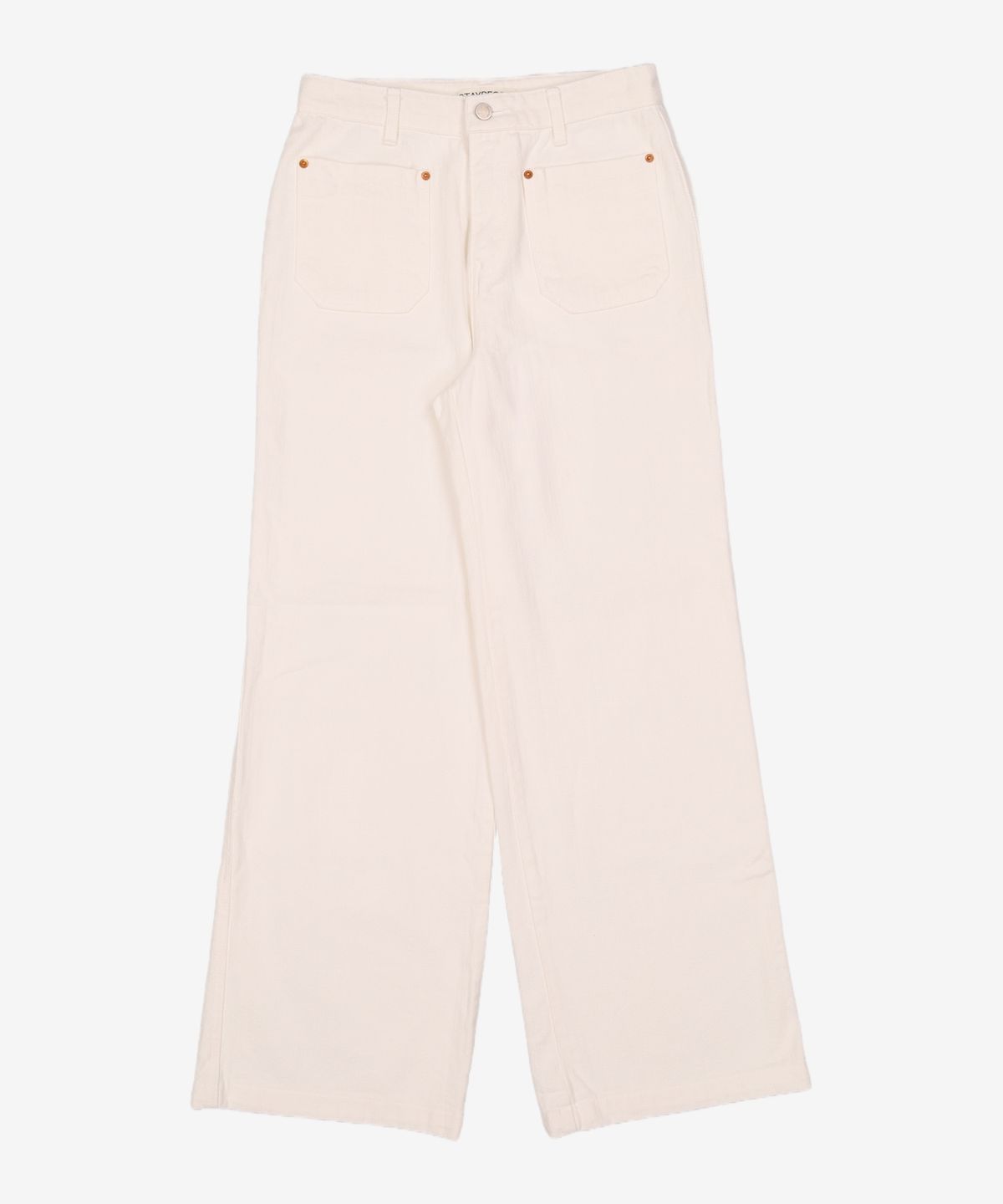 스테이피플(STAYPEOPLE) WHITE LOW POCKET DENIM (IVORY) M