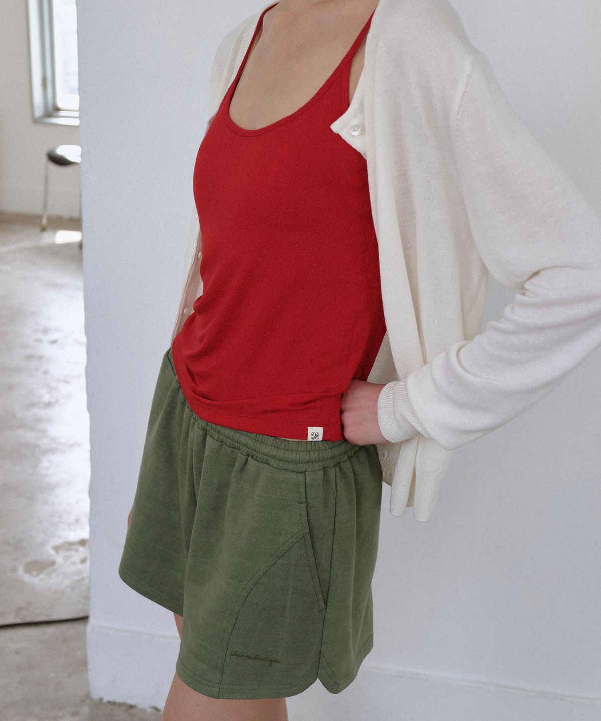 시엔느(SIENNE) Phoebe Tank Top (Red)
