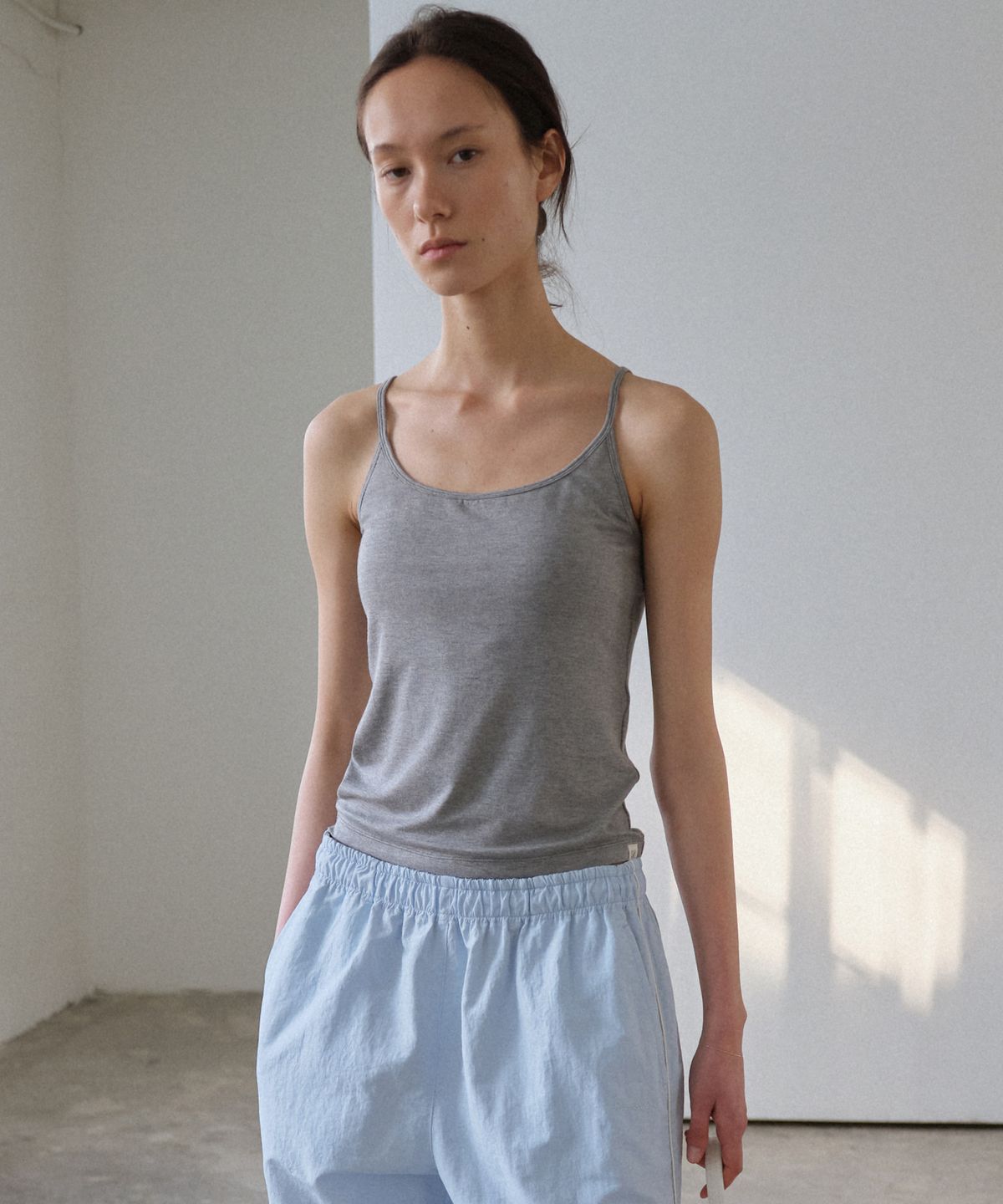 시엔느(SIENNE) Phoebe Tank Top (Melange Gray)