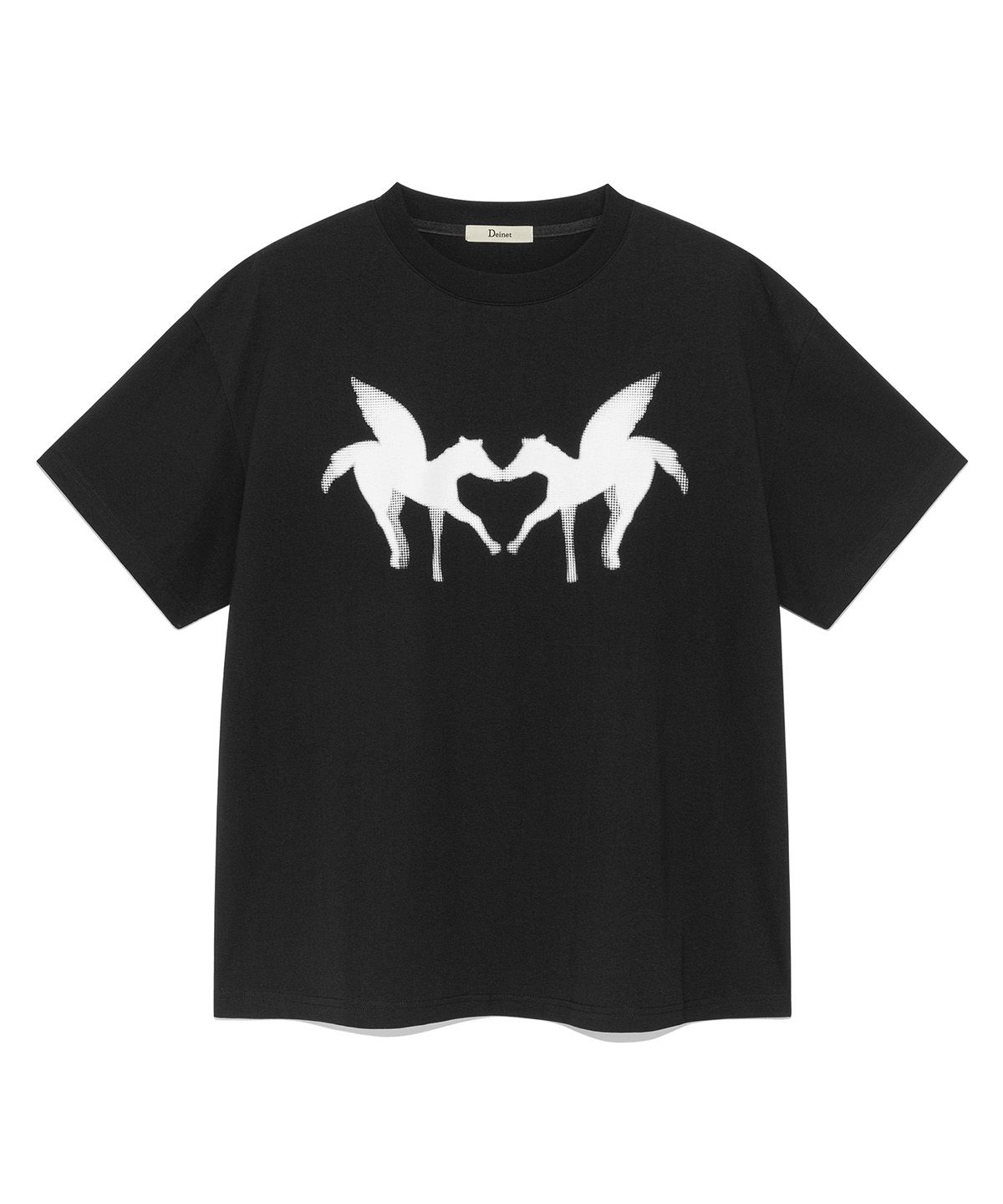 다이닛(DEINET) [YOON SOAP X DEINET] OVERSIZE T-SHIRT IN BLACK
