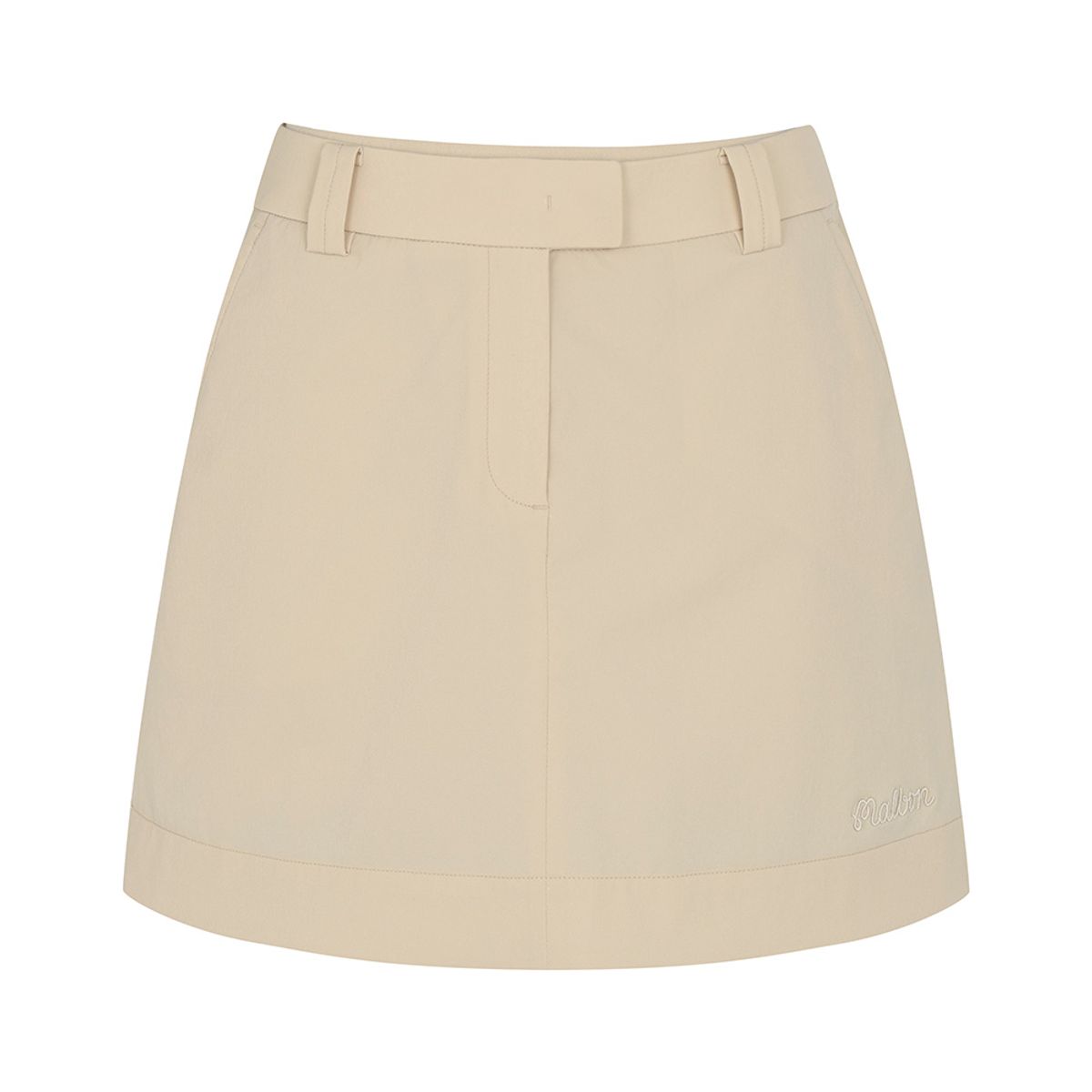 말본 골프(MALBON GOLF) 캐주얼 H라인 스커트 BEIGE (WOMAN)