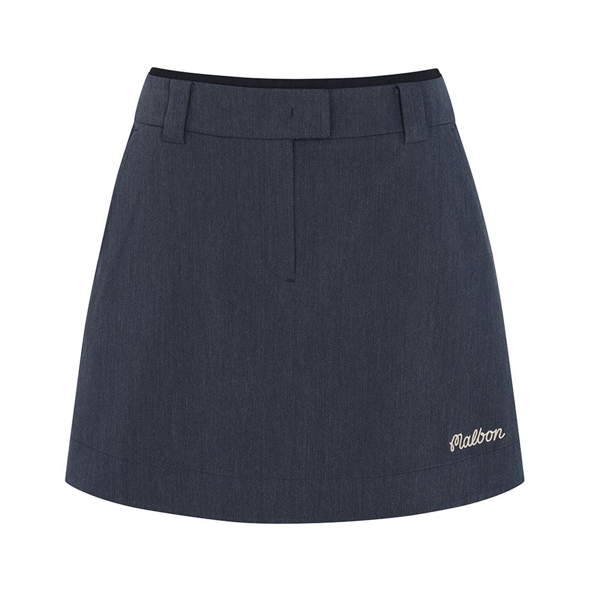 말본 골프(MALBON GOLF) 캐주얼 H라인 스커트 NAVY (WOMAN)