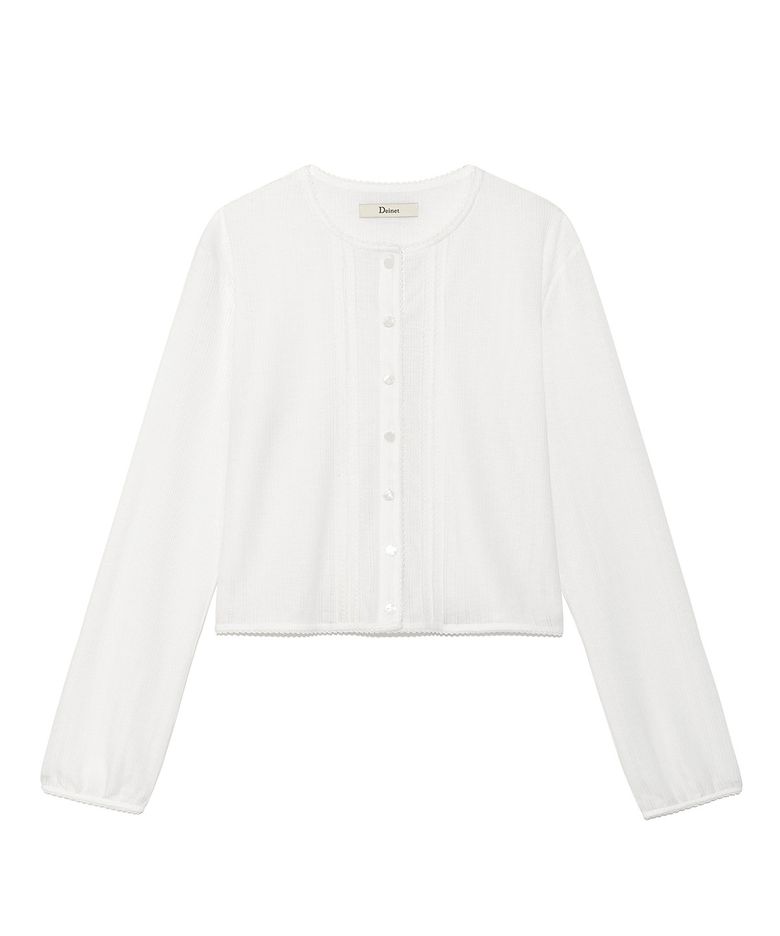 [YOON SOAP X DEINET] LACE CARDIGAN IN WHITE