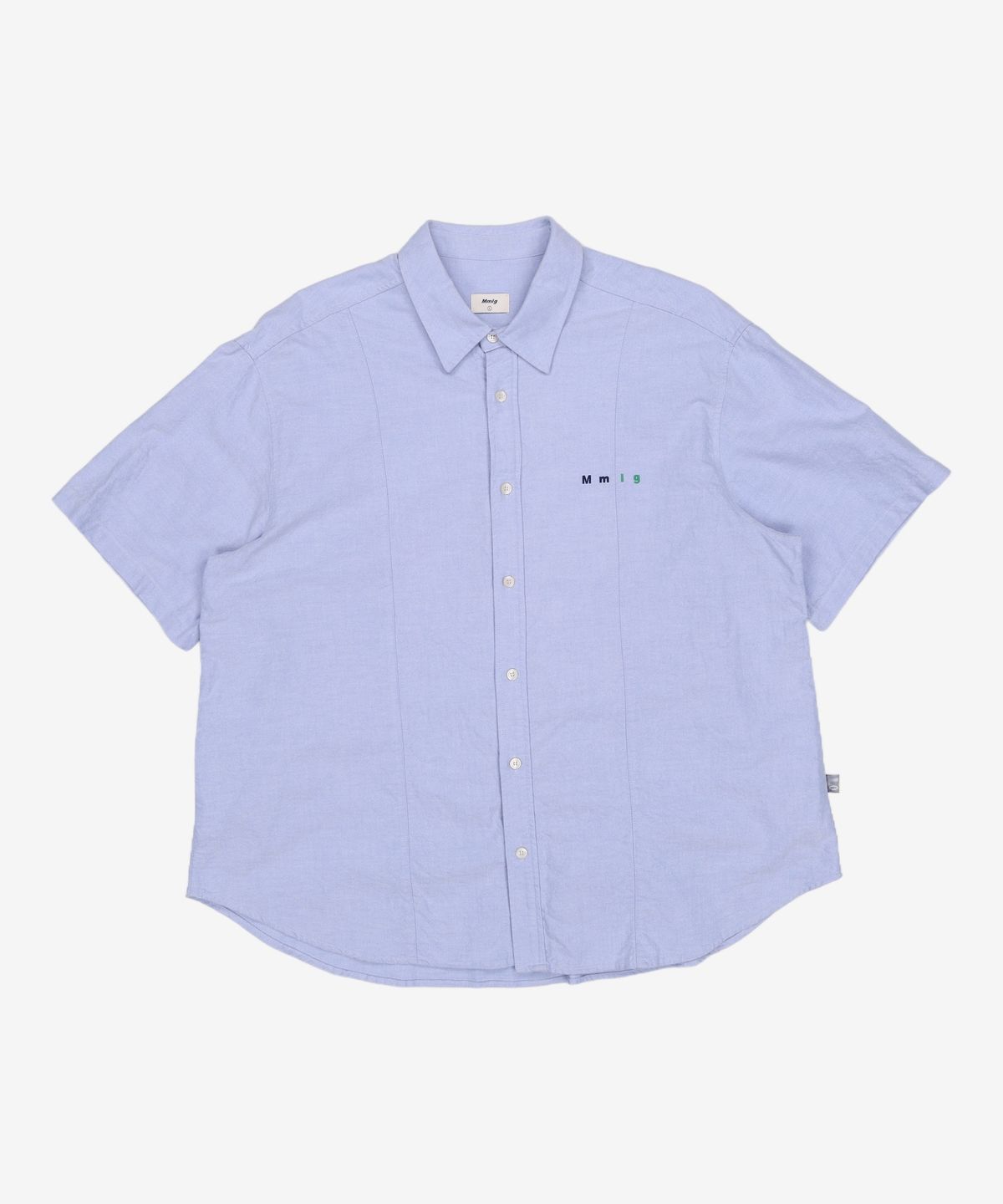 엠엠엘지(MMLG) [Mmlg] PANELS OXFORD SHIRT (SKY BLUE) L