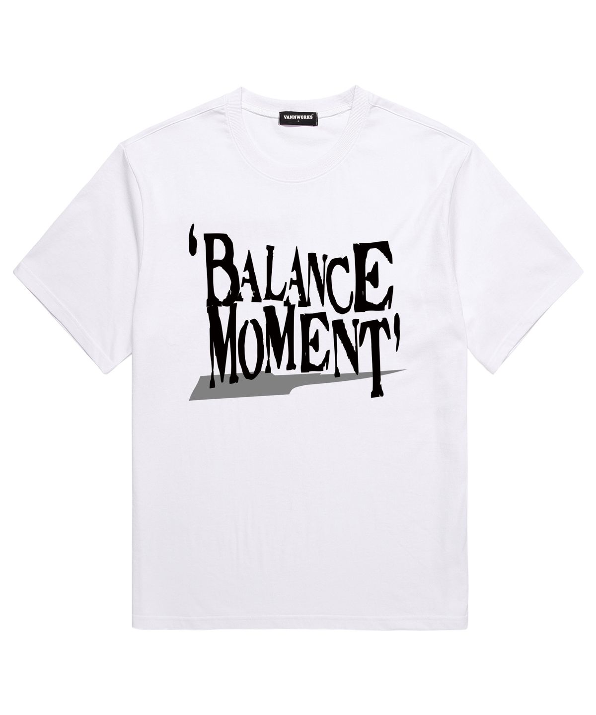 밴웍스(VANNWORKS) BALANCE MOMENT 반팔 티셔츠 (VS0201) 화이트