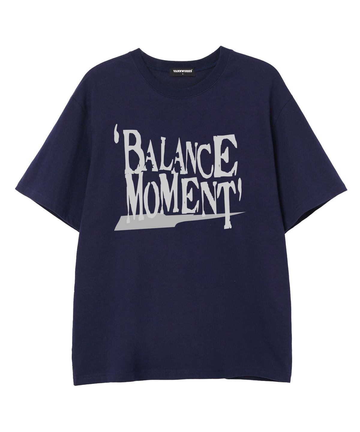 밴웍스(VANNWORKS) BALANCE MOMENT 반팔 티셔츠 (VS0201) 네이비