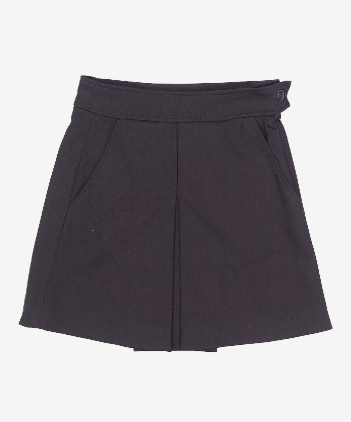 르(LE) inverted pleat mini skirt (brown) S