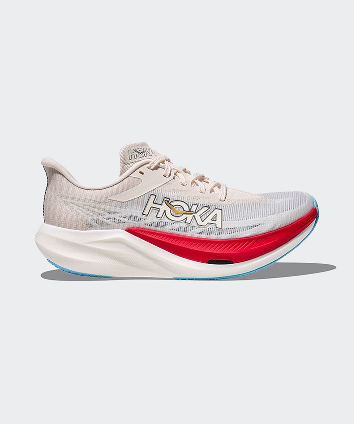 호카(HOKA) (공용) 로켓 X 3 - 알라바스터:프로스트 / 1168724-ARFR