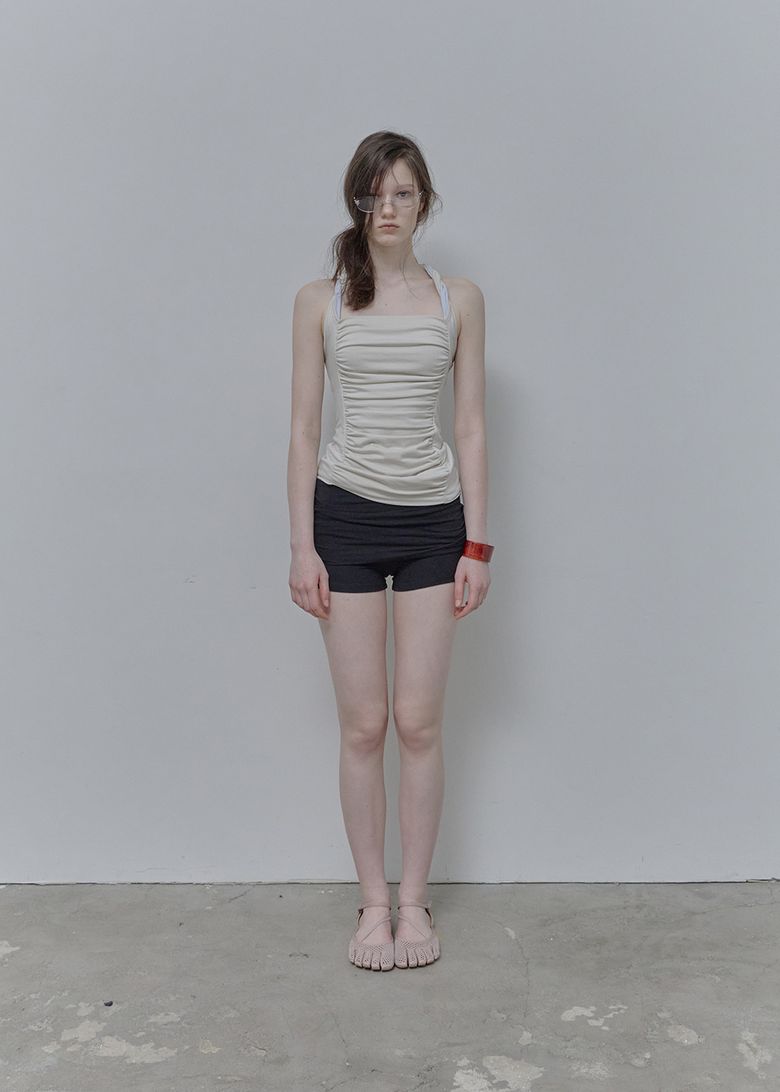 Folding Low Shorts, Black