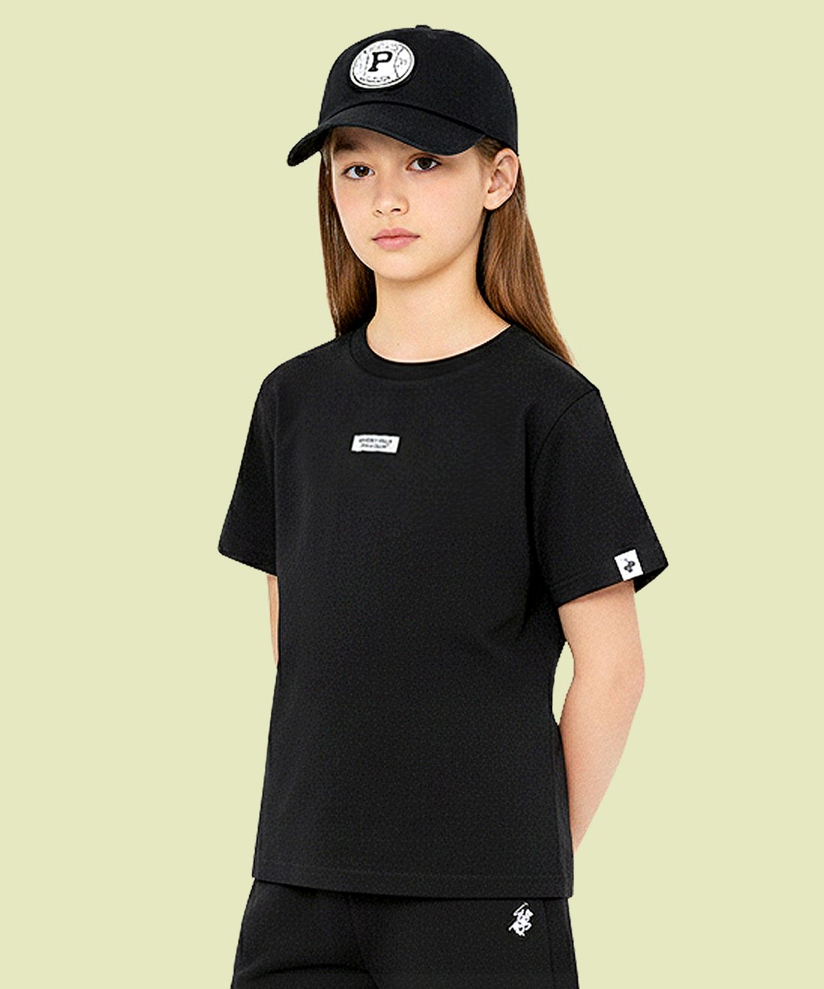 비버리힐즈 폴로클럽 키즈(BEVERLY HILLS POLO CLUB KIDS) 페이즈반팔티셔츠 [블랙]