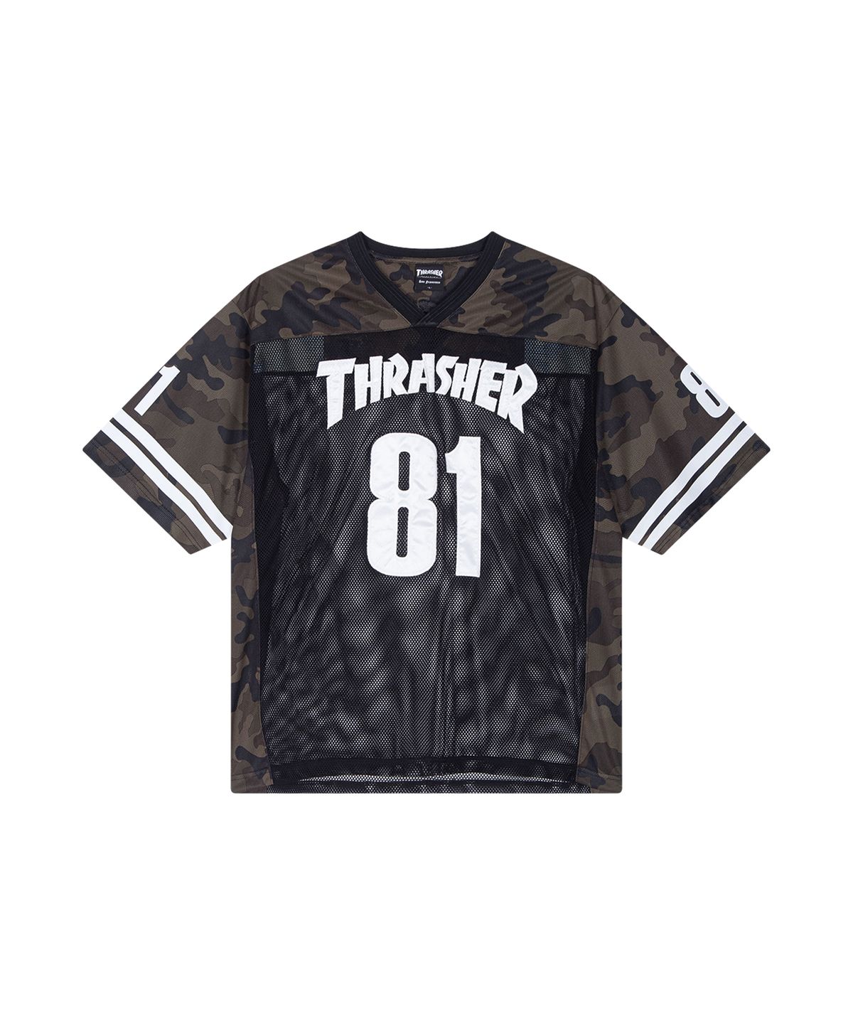 트레셔(THRASHER) 유니폼 매시저지 블랙
