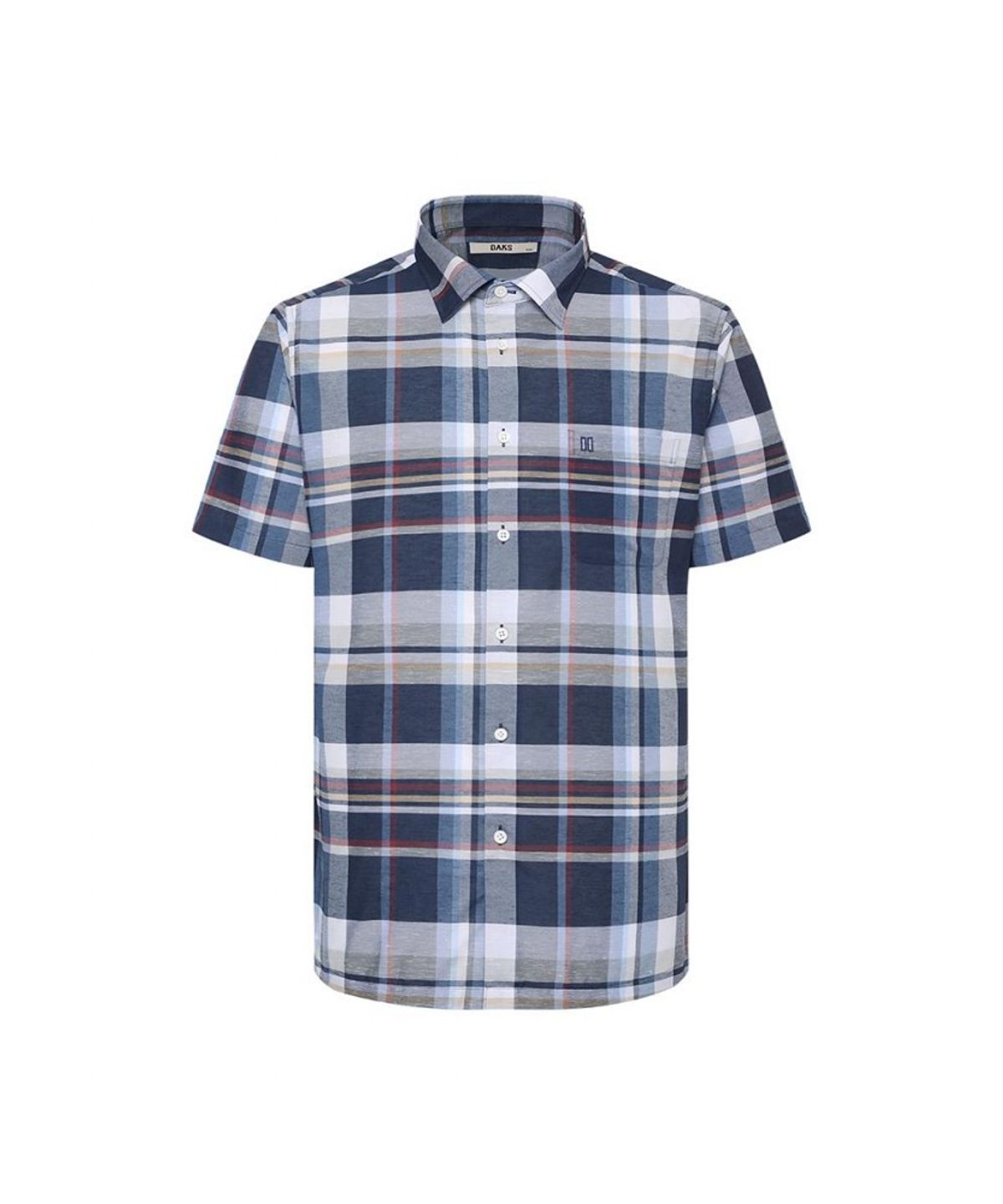 닥스셔츠(DAKS SHIRTS) 이지케어 린넨혼방 미디움체크셔츠_DMS1SHCS103N1