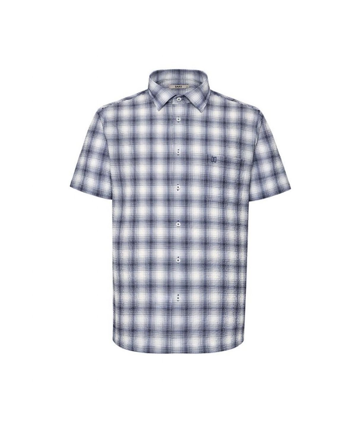 닥스셔츠(DAKS SHIRTS) 노케어 시어서커 미디움체크셔츠_DMS1SHCS113B1