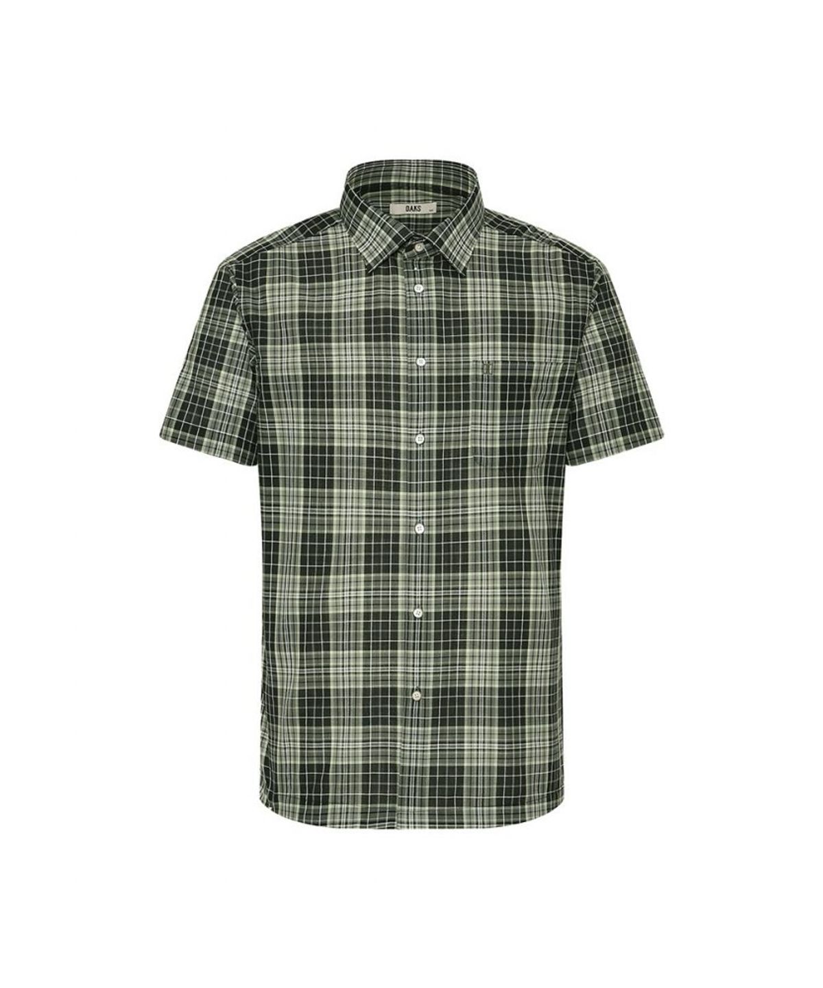 닥스셔츠(DAKS SHIRTS) 이지케어 울혼방 미디움체크 드레스셔츠_DMS1SHDS124E1