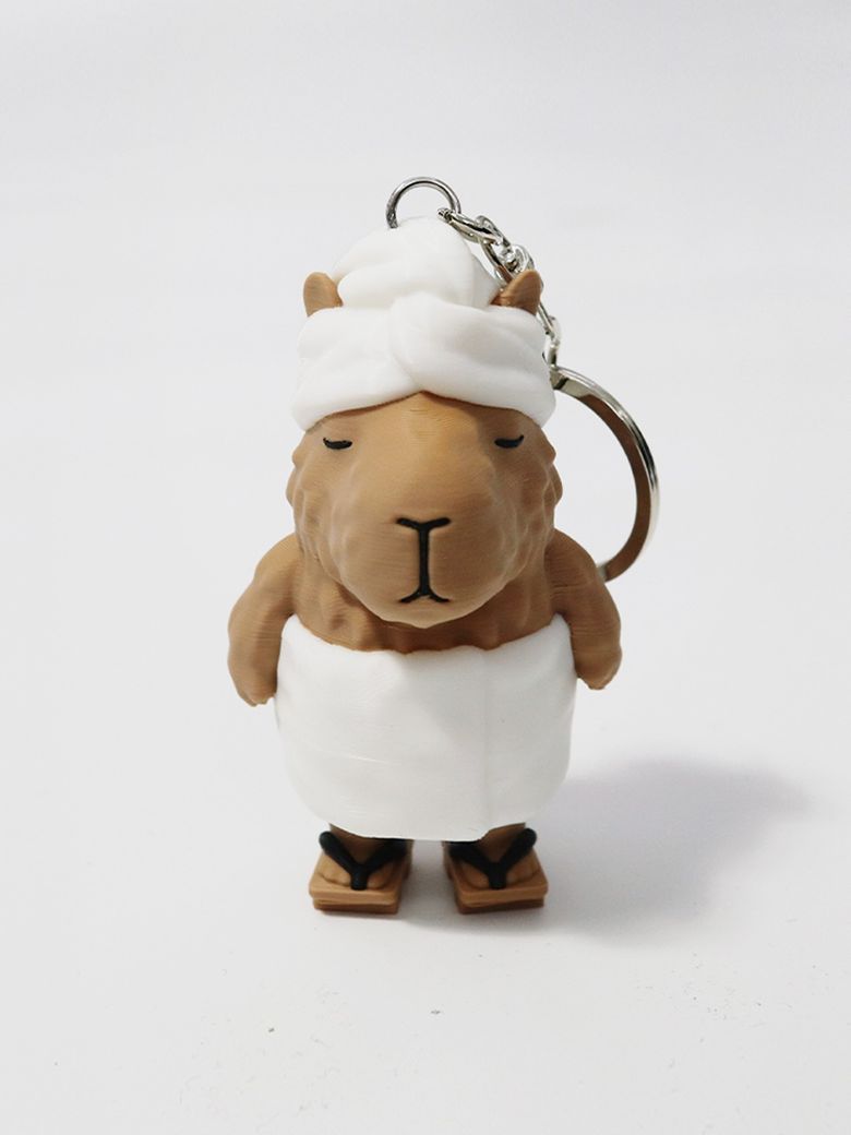 SAUNA CAPYBARA KEYRING