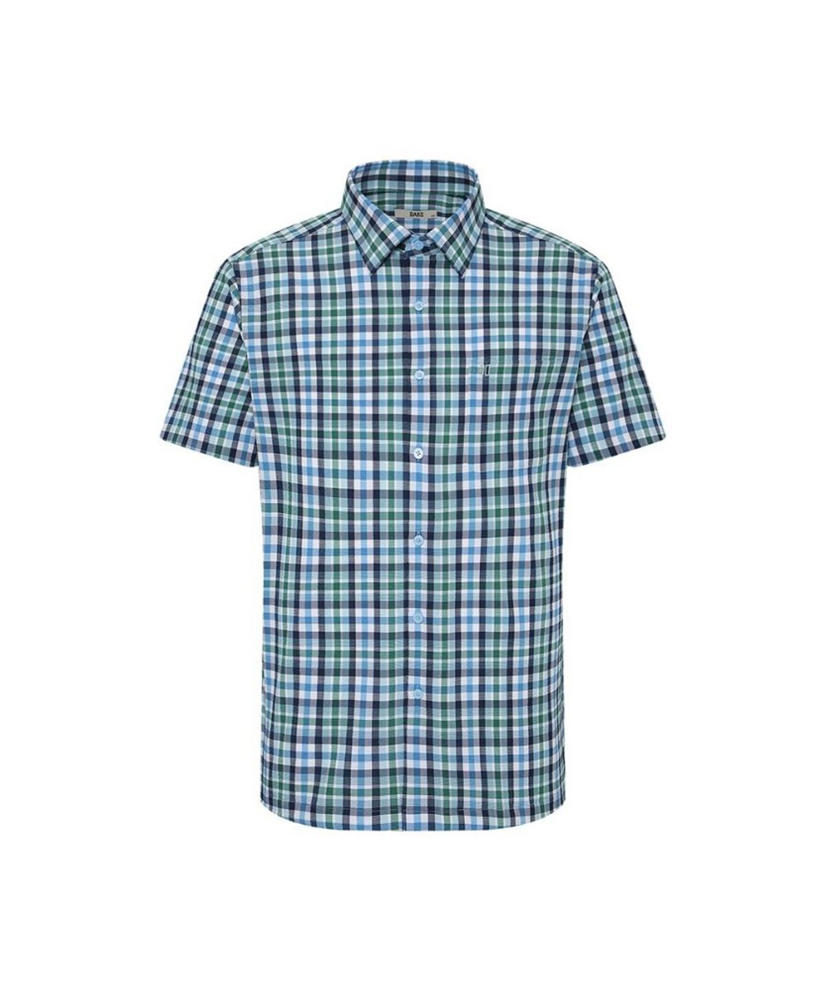 닥스셔츠(DAKS SHIRTS) 노케어 울혼방 스트레치 스몰체크셔츠_DMS3SHCS120E1