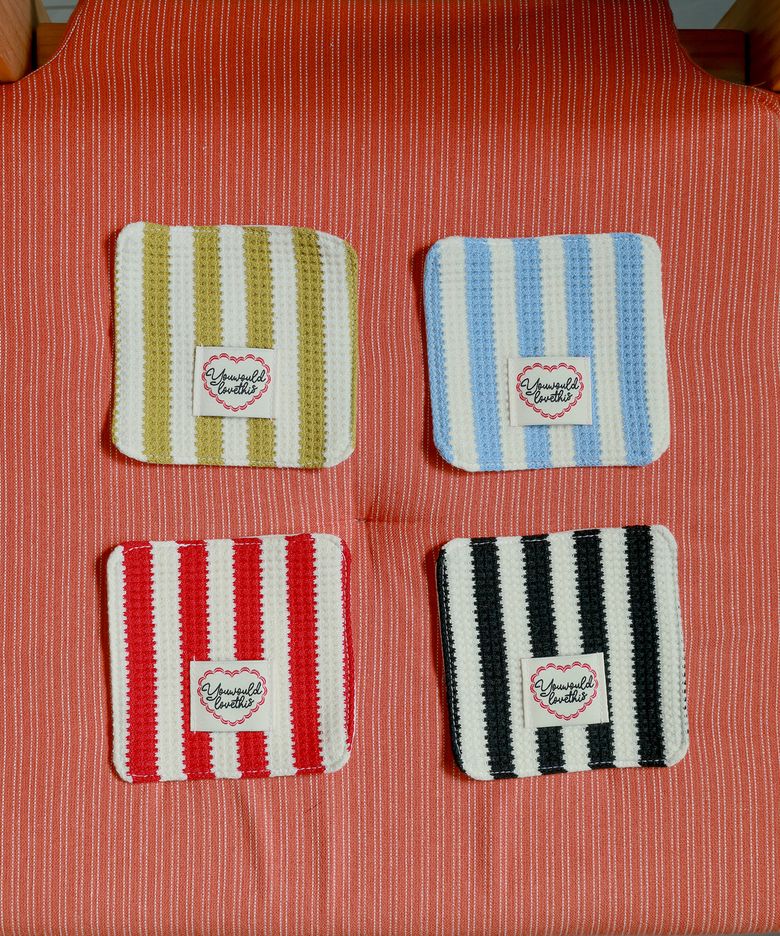 Recipe 니트 티 코스터 (4 colors)
