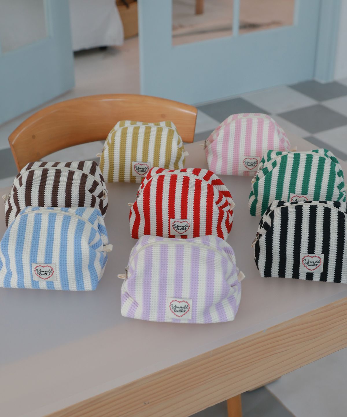 유럽디(YOUWOULDLOVETHIS) Recipe 니트 파우치  (Large / 8 colors)