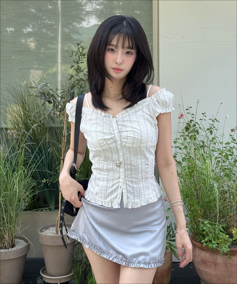 사틴 미니 스커트 RE WHG52NS_MIWWHG546G