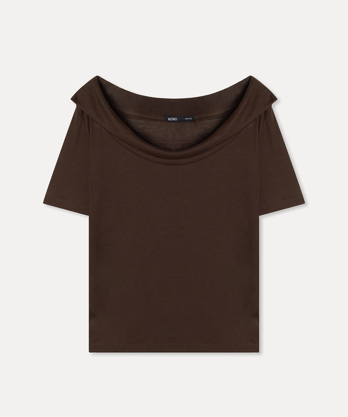 미쏘(MIXXO) 넥 변형 티셔츠 RE LWG449A_MIWHWG76QA