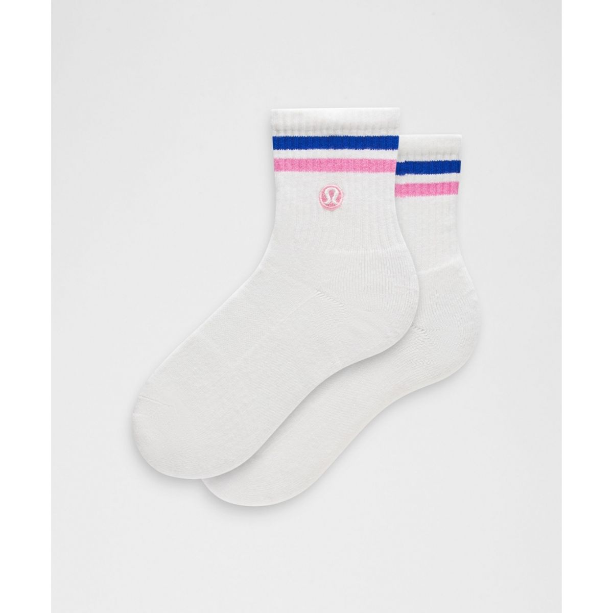 룰루레몬(LULULEMON) 유니섹스 데일리 에센셜 쿼터 삭스 *스트라이프