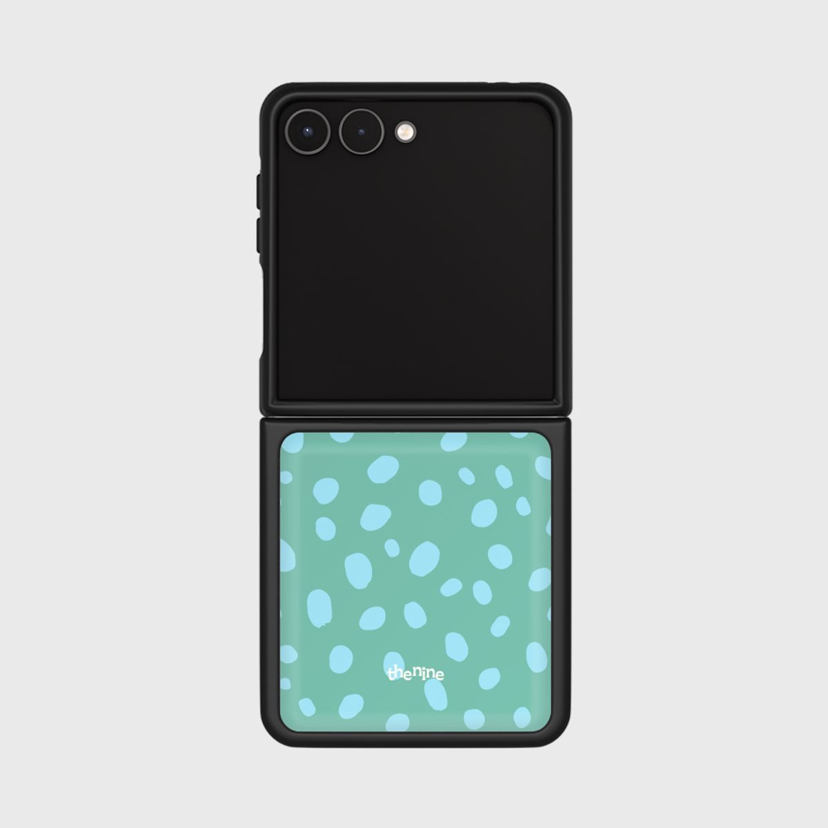 더나인몰(THE NINEMALL) jelly dot Z플립 블랙 에폭시 범퍼케이스