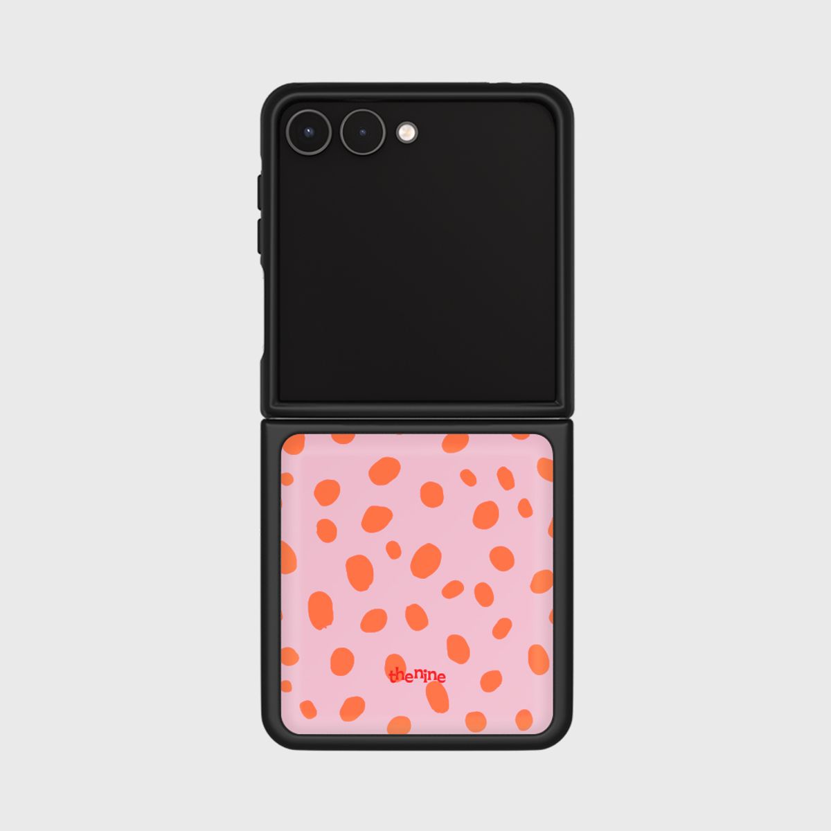 더나인몰(THE NINEMALL) jelly dot Z플립 블랙 맥세이프 범퍼케이스