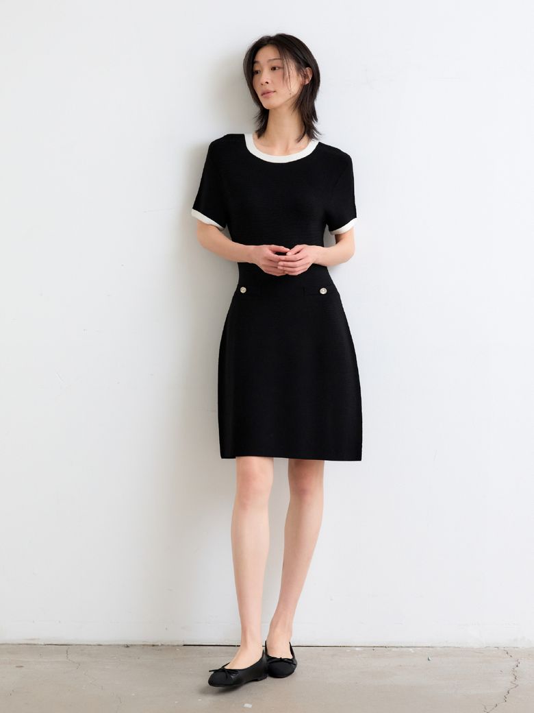 세르 홀가먼트 드레스 (블랙)