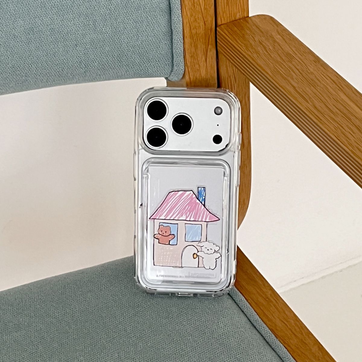 더나인몰(THE NINEMALL) gummy cozy house with ppokku [맥세이프 젤하드 폰케이스]