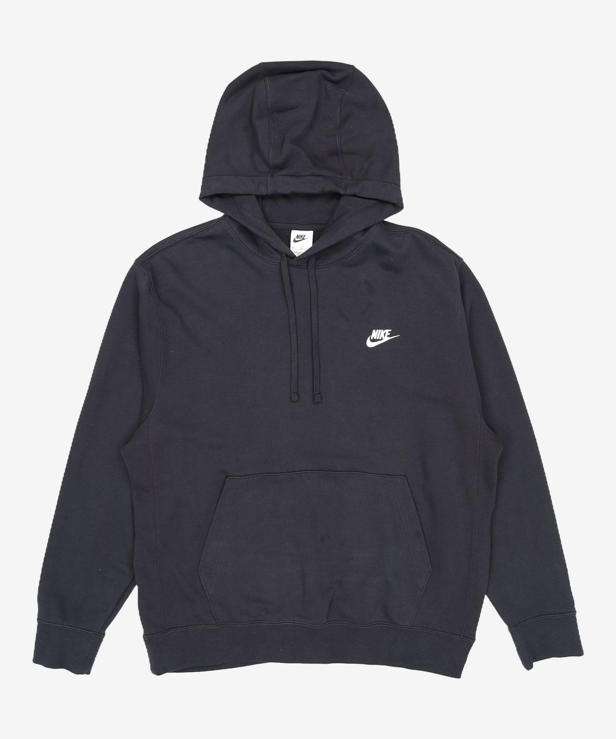 나이키(NIKE) 스포츠웨어 클럽 풀오버 후디 M - 블랙:블랙:화이트 / CZ7858-010 XL