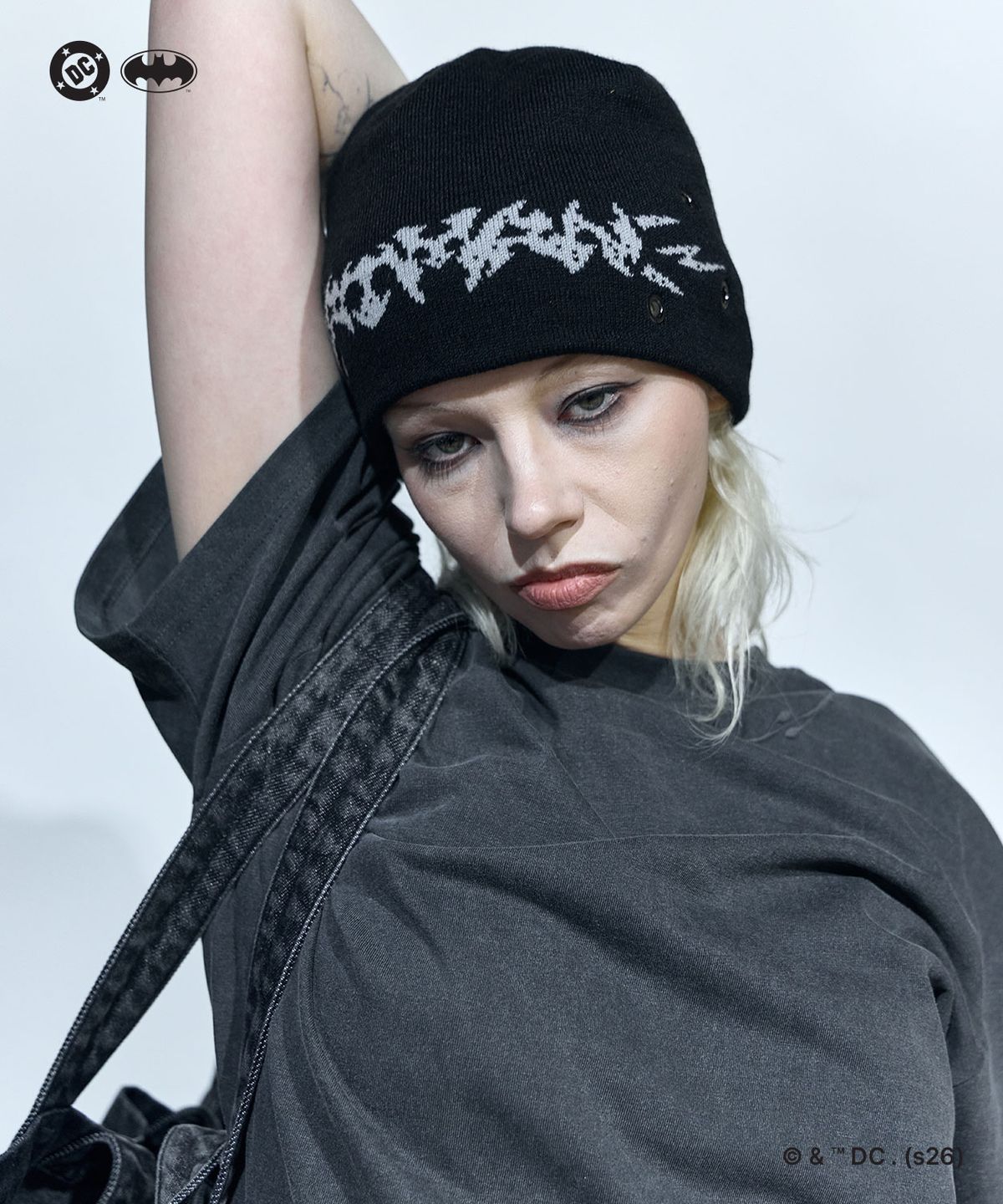 비엘알(BLR) (Batman Edition) Batman Gotham Beanie Black